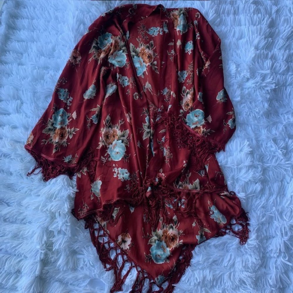 Cotton Candy Flora Kimono